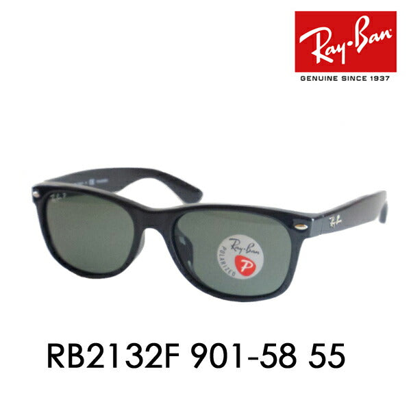 【正规品贩売店】reiban ウェイufァーラー sangurasu RB2132F 901/58 55 Ray-Ban 雷朋 纯正 renzu対応 NEW WAYFARER furufichtingugomoderu 