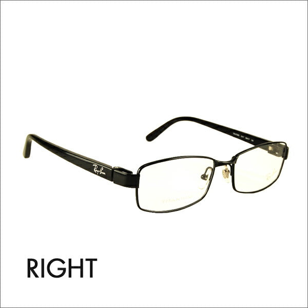 [Outlet] Non-prescription 1.55 lens replacement +0 yen Ray-Ban glasses frame RX8726D 1017 55 Ray-Ban Asian model metal titanium 