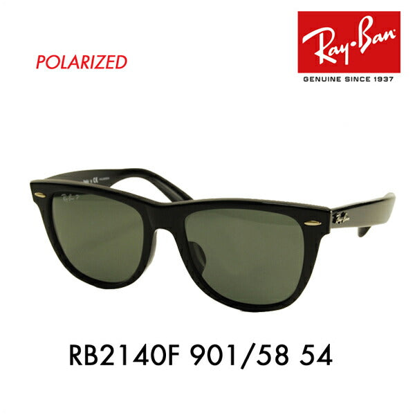 [Authorized Retailer] Ray-Ban Wayfarer Sunglasses RB2140F 901/58 54 Ray-Ban Compatible with Ray-Ban Genuine Lenses Fashion Glasses WAYFARER Full Fitting Model 