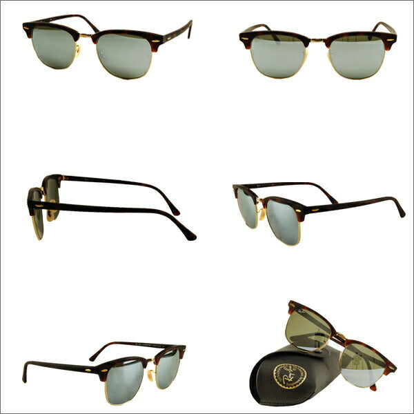 [Recommended Price] Ray-Ban Clubmaster Sunglasses RB3016 114530 51 Ray-Ban CLUBMASTER Brow Type 