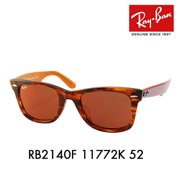 [Recommended Price] Ray-Ban Wayfarer Sunglasses RB2140F 11772K 52 Ray-Ban Ray-Ban Genuine Lenses Compatible WAYFARER Wellington Full Fit Model 