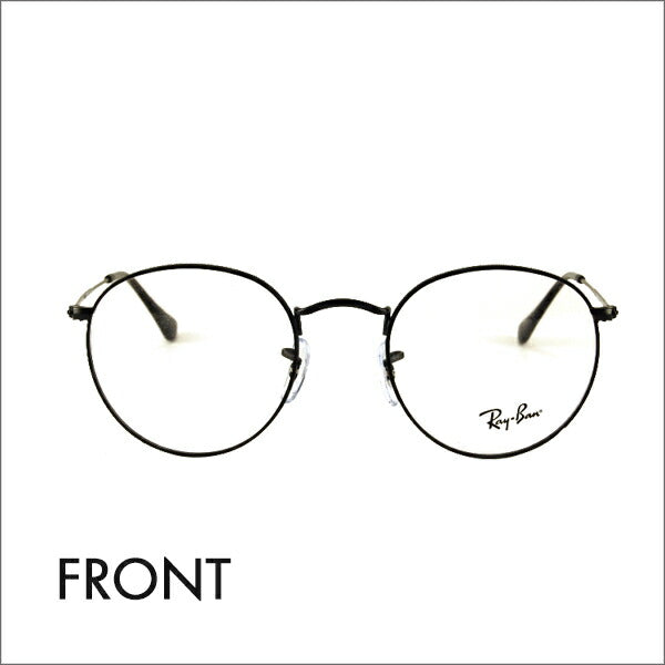 [Authorized Retailer] Non-prescription 1.55 lens replacement +0 yen Ray-Ban glasses frame RX3447V 2503 50 Ray-Ban Ray-Ban genuine lens compatible ROUND Round Classic 