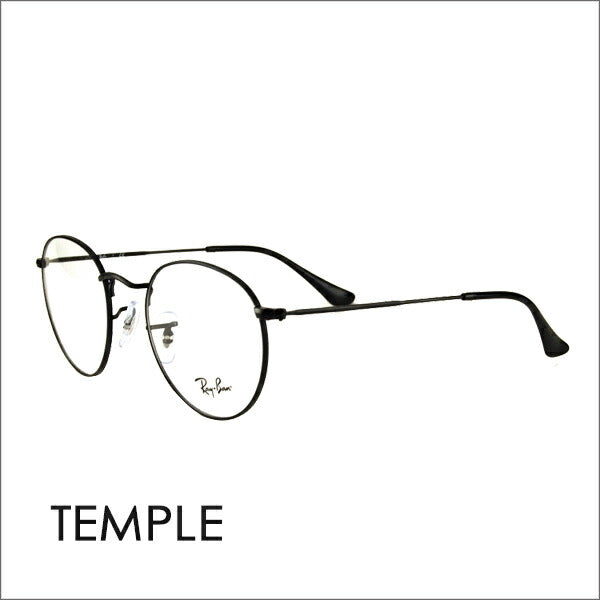 [Authorized Retailer] Non-prescription 1.55 lens replacement +0 yen Ray-Ban glasses frame RX3447V 2503 50 Ray-Ban Ray-Ban genuine lens compatible ROUND Round Classic 