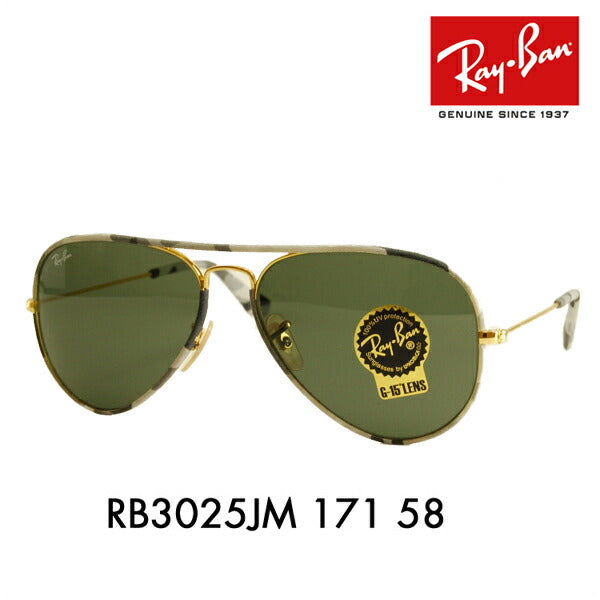 [Recommended Price] Ray-Ban Teardrop Aviator Sunglasses RB3025JM 171 58 Ray-Ban Compatible with Ray-Ban Genuine Lenses Non-prescription glasses Full color glasses 