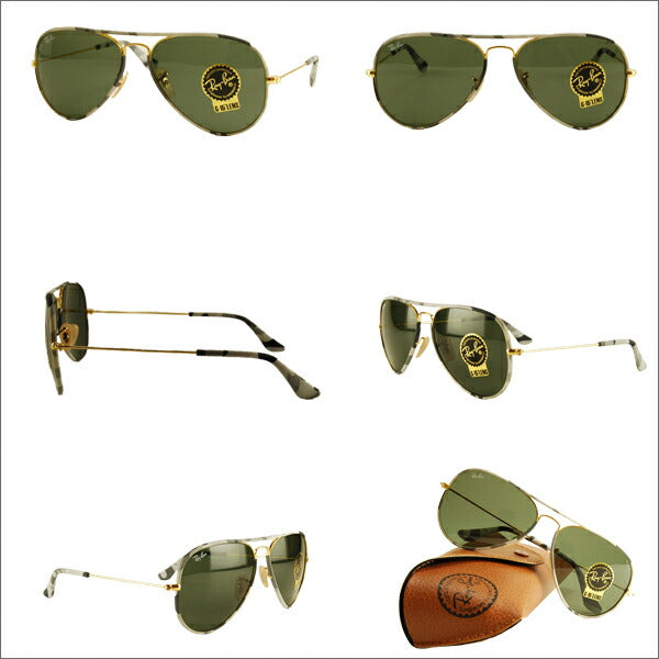 [Recommended Price] Ray-Ban Teardrop Aviator Sunglasses RB3025JM 171 58 Ray-Ban Compatible with Ray-Ban Genuine Lenses Non-prescription glasses Full color glasses 