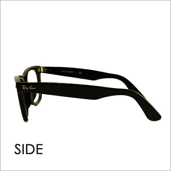 [Authorized Retailer] Non-prescription 1.55 lens replacement +0 yen Ray-Ban Wayfarer Glasses RX5121F 2000 50 Ray-Ban Compatible with Ray-Ban genuine lenses Full fit model 