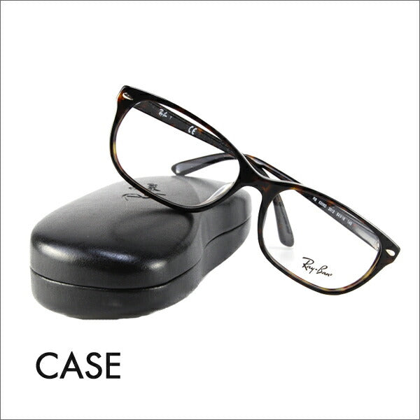 [Outlet] Non-prescription 1.55 lens replacement +0 yen Ray-Ban glasses frame RX5208D 2012 54 Ray-Ban Ray-Ban genuine lens compatible Wellington Asian design model 