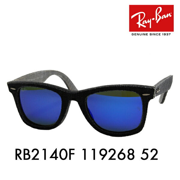 [Recommended Price] Ray-Ban Wayfarer Sunglasses RB2140F 119268 52 Ray-Ban Ray-Ban genuine lens compatible WAYFARER denim full fitting model 