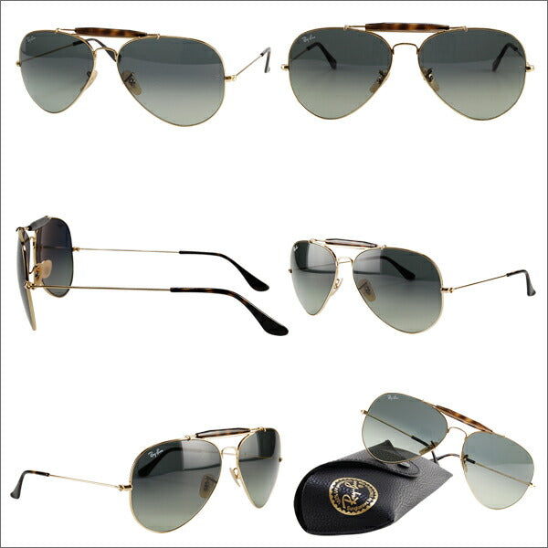 【オsusume価格】reiban autodoazuman 2 sangurasu RB3029 181/71 62 Ray-Ban OUTDOORSMAN 2 