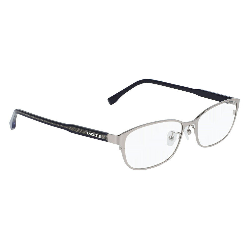 [Authorized Retailer] Non-prescription 1.55 lens replacement +0 yen Lacoste eyeglass frames L2507A 038 54 LACOSTE Titanium Square Full Rim Fashion Glasses Men's Women's 