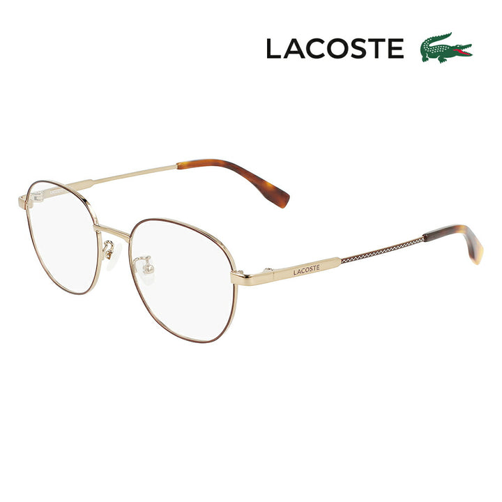 【正規品販売店】 度なし1.55レンズ交換+0円 ラコステ メガネフレーム L2514LB 734 50 LACOSTE βチタニウム βチタン スクエア ラウンド フルリム 伊達眼鏡 メンズ レディース