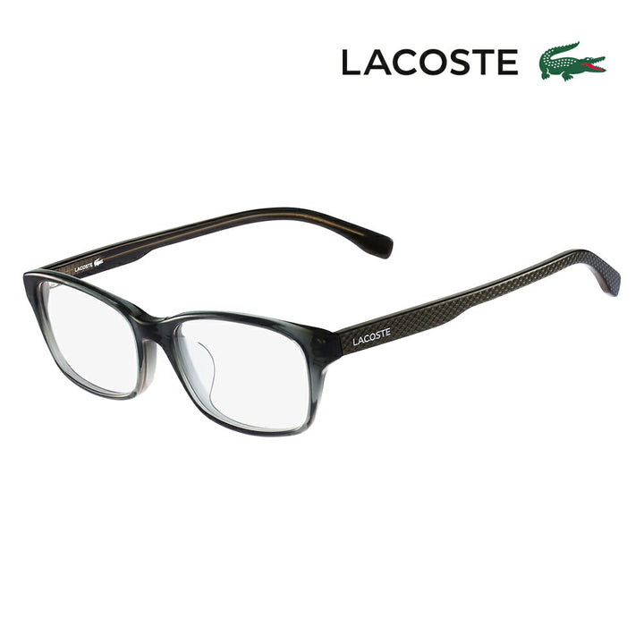 【正規品販売店】 度なし1.55レンズ交換+0円 ラコステ メガネフレーム L2758A 317 54 LACOSTE アセテート スクエア 伊達眼鏡 メンズ レディース