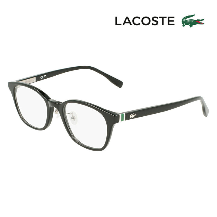 【正規品販売店】 度なし1.55レンズ交換+0円 ラコステ メガネフレーム L2943LB 001 49 LACOSTE アセテート ウェリントン スクエア 伊達眼鏡 メンズ レディース