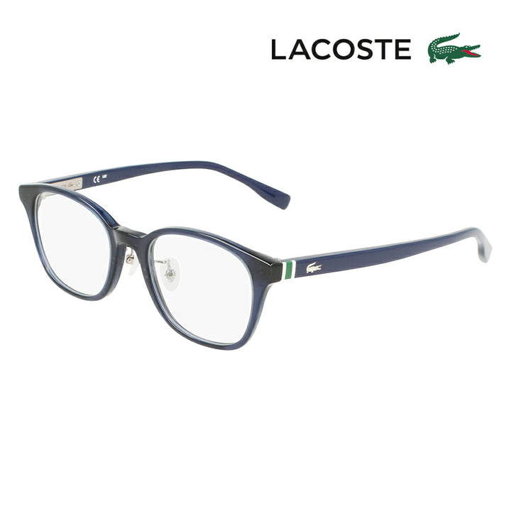 【正規品販売店】 度なし1.55レンズ交換+0円 ラコステ メガネフレーム L2943LB 001 49 LACOSTE アセテート ウェリントン スクエア 伊達眼鏡 メンズ レディース