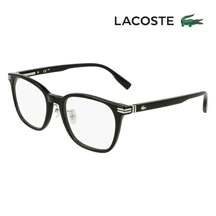 【正規品販売店】 度なし1.55レンズ交換+0円 ラコステ メガネフレーム L2970LB 001 51 LACOSTE アセテート ウェリントン スクエア 伊達眼鏡 メンズ レディース