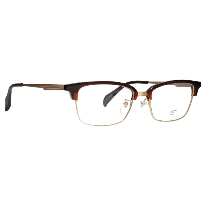 [Authorized Retailer] Non-prescription 1.55 lens replacement +0 yen Manhattan Design Studio Eyeglasses Frame MDS-523 1 58 Manhattan Design Studio Large size Large size King size Large Wide Men's Titanium Brow Wellington Fashion Glasses Eyeglasses