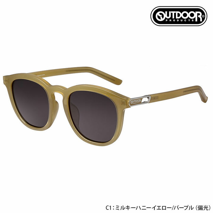 【正規品販売店】アウトドア プロダクツ OUTDOOR PRODUCTS 偏光サングラス OD09-0005 ラウンド ポラライズド オーバーサイズ 大きめ ビッグサイズ