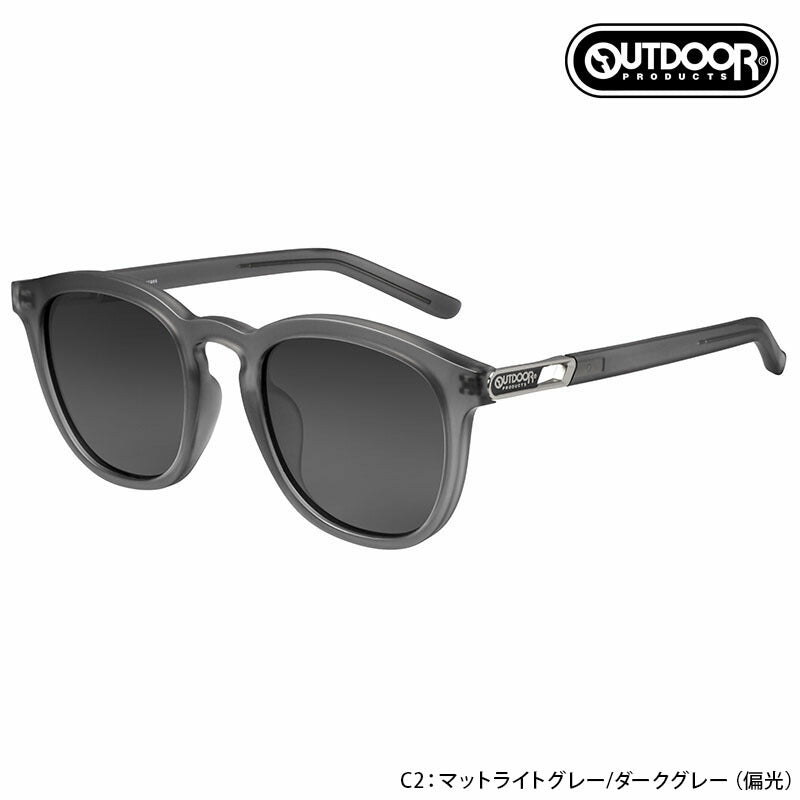 【正規品販売店】アウトドア プロダクツ OUTDOOR PRODUCTS 偏光サングラス OD09-0005 ラウンド ポラライズド オーバーサイズ 大きめ ビッグサイズ