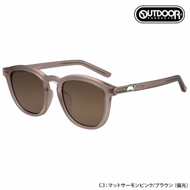 【正規品販売店】アウトドア プロダクツ OUTDOOR PRODUCTS 偏光サングラス OD09-0005 ラウンド ポラライズド オーバーサイズ 大きめ ビッグサイズ