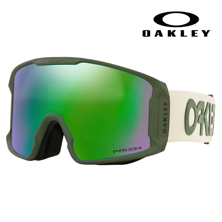 [Recommended Price] Oakley OO7070-64 OAKLEY LINE MINER XL Line Miner PRIZM Prism Full Frame Glasses Compatible Snow Goggles Winter Sports 