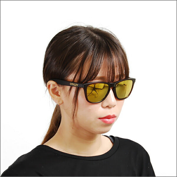 【正规品贩売店】オーkuriー furoggusukyn sangurasu OO9245-04 OAKLEY ジiafitto FROGSKINS メガネ fereーム 伊达メガネ 眼镜