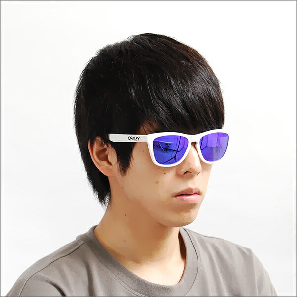 【正规品贩売店】オーkuriー furoggusukyn sangurasu OO9245-17 OAKLEY ジiafitto FROGSKINS メガネ fereーム 伊达メガネ 眼镜