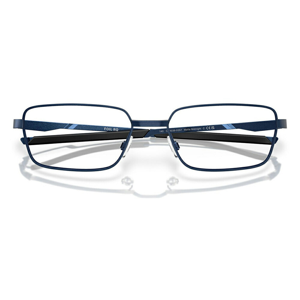 【正規品販売店】度なし1.55レンズ交換+0円 オークリー メガネ フレーム OX3036-03 55 OAKLEY  Foil RQ フォイルアールキュー メタル レクタングル メンズ  伊達メガネ 眼鏡