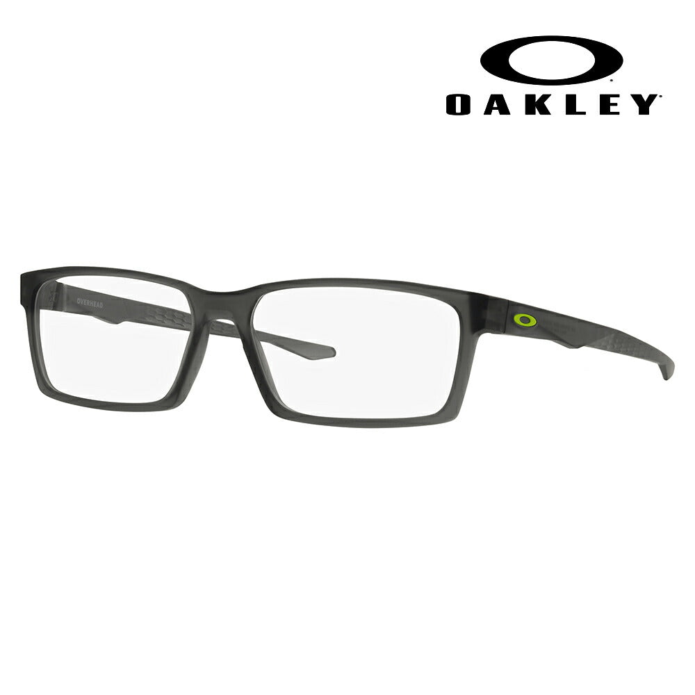 [Authorized Retailer] Non-prescription 1.55 lens replacement +0 yen Oakley glasses frame OX8060-02 57 OAKLEY OVERHEAD Overhead fashion glasses Eyeglasses 