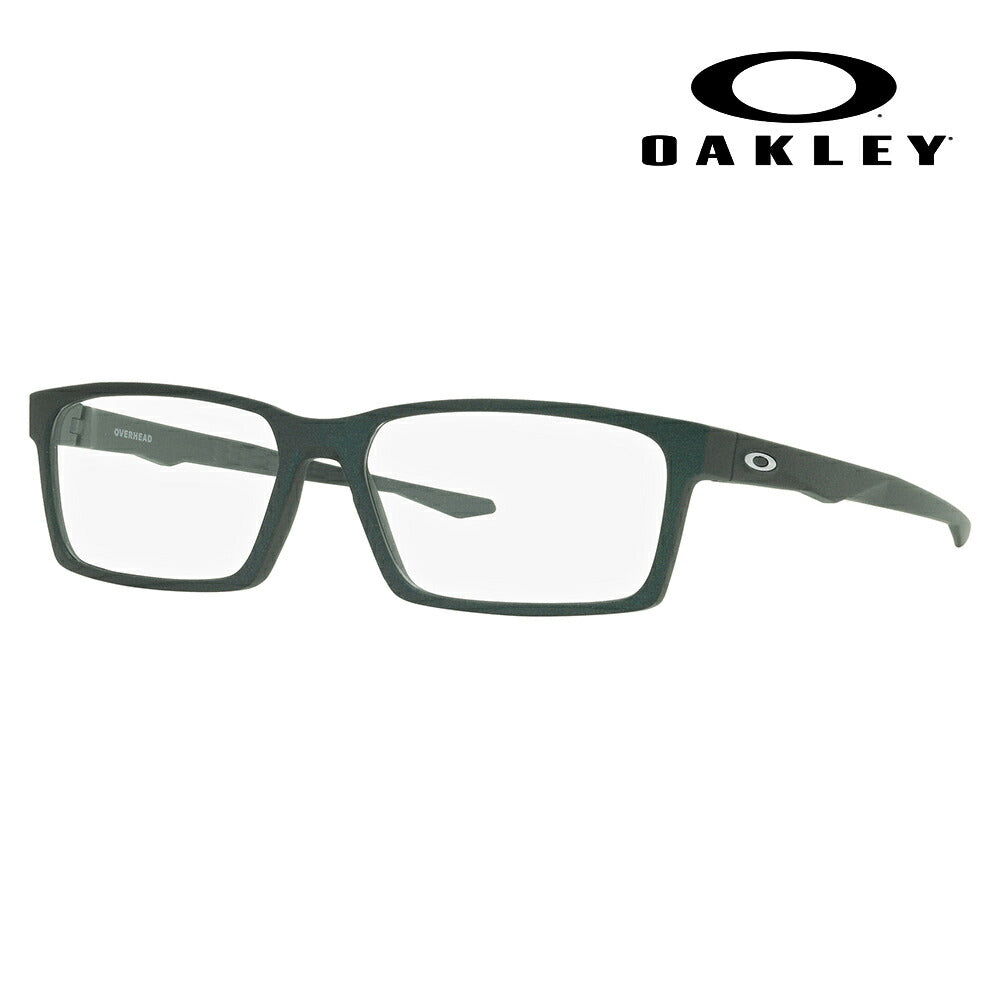 【正规品贩売店】度なし1.55renzu交换+0円 オークリー メガネ fereーム OX8060-04 57 OAKLEY OVERHEAD オーバーヘッド 伊达メガネ 眼镜