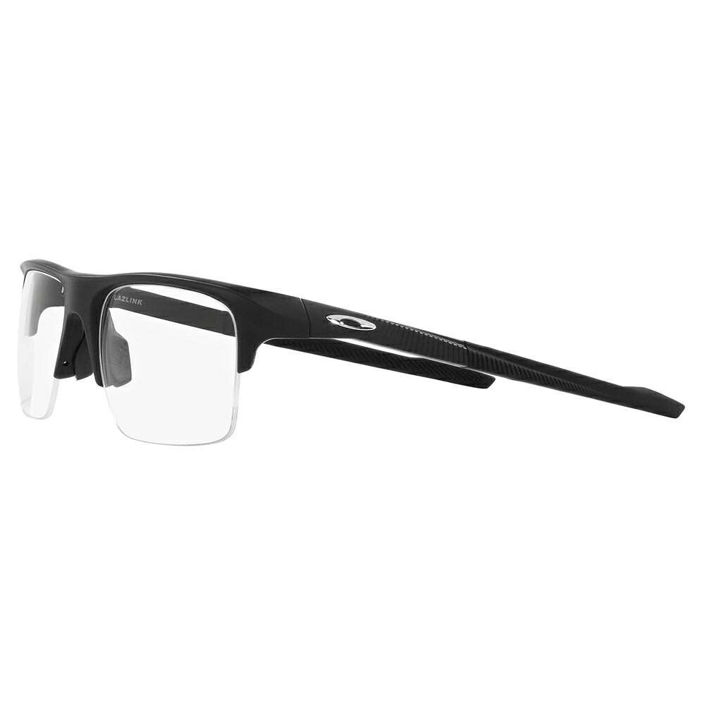 【正規品販売店】度なし1.55レンズ交換+0円 オークリー メガネ フレーム OX8061 01 56 OAKLEY  PLAZLINK プラズリンク スクエア ナイロール ハーフリム スポーツ 伊達メガネ 眼鏡