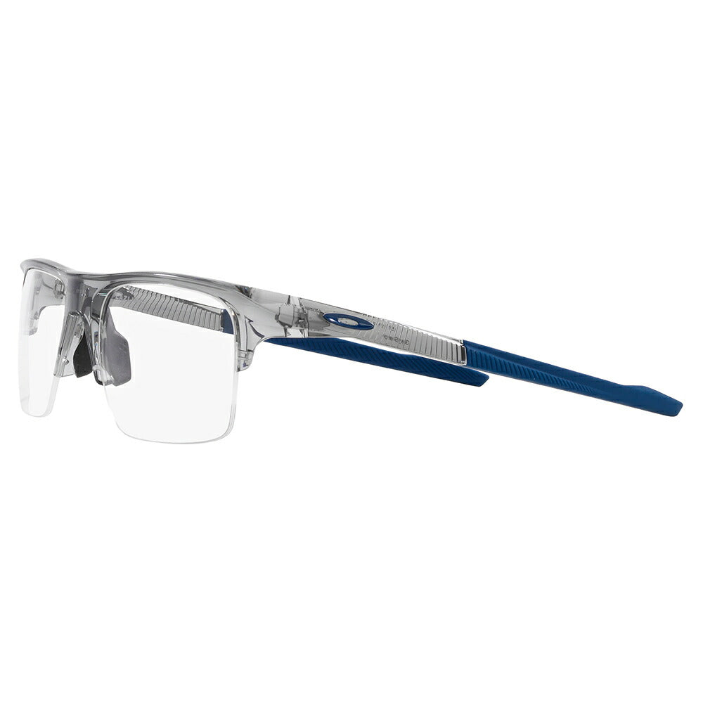 [Authorized Retailer] Non-prescription 1.55 lens replacement +0 yen Oakley glasses frame OX8061 03 56 OAKLEY PLAZLINK Plazlink Square Nylor Half Rim Sports Fashion glasses Eyeglasses 