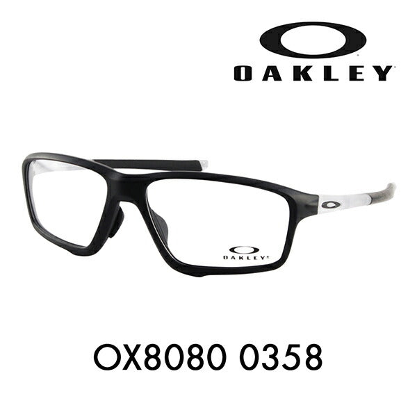 [Authorized Retailer] Non-prescription 1.55 lens replacement +0 yen Oakley Crosslink Zero Glasses Frame OX8080-0358 OAKLEY Asian fit CROSSLINK ZERO Fashion glasses Eyeglasses 