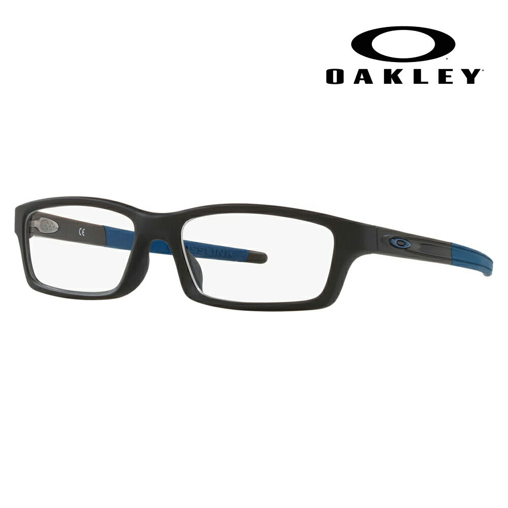 【正规品贩売店】度なし1.55renzu交换+0円オークリー クロシランク メガネ fureーム OX8111-1153 OAKLEY クローロンク ユーsu アジafititto CROSSLINK YOUTH伊达メガネ眼镜