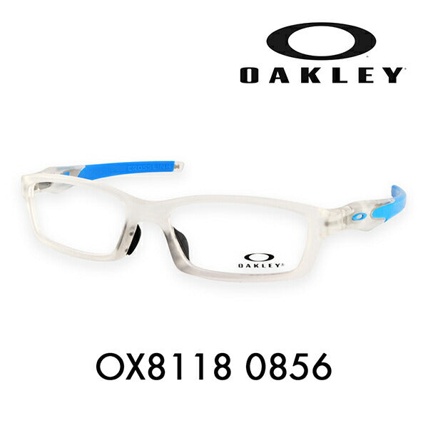 [Authorized Retailer] Non-prescription 1.55 lens replacement +0 yen Oakley Crosslink Glasses Frame OX8118-0856 OAKLEY Asian fit CROSSLINK Fashion glasses Eyeglasses 