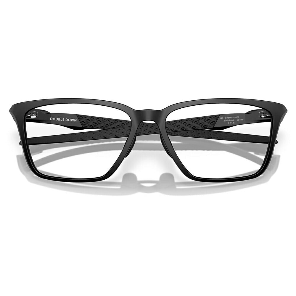【正規品販売店】度なし1.55レンズ交換+0円 オークリー メガネ フレーム OX8188D 01 56 58 OAKLEY DOUBLE DOWN ダブルダウン メンズ アジアンフィット 伊達メガネ 眼鏡
