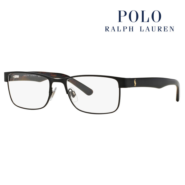 【正規品販売店】度なし1.55レンズ交換+0円 ポロ ラルフローレン メガネ  PH1157 9038 55 POLO RALPH LAUREN  スクエア メタル メンズ 眼鏡 伊達メガネ