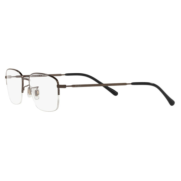 [Authorized Retailer] Non-prescription 1.55 lens replacement +0 yen Polo Ralph Lauren Glasses PH1213D 9157 54 POLO RALPH LAUREN Square Asian fit model Metal Men's Nylor Half-rim Glasses Fashion glasses 