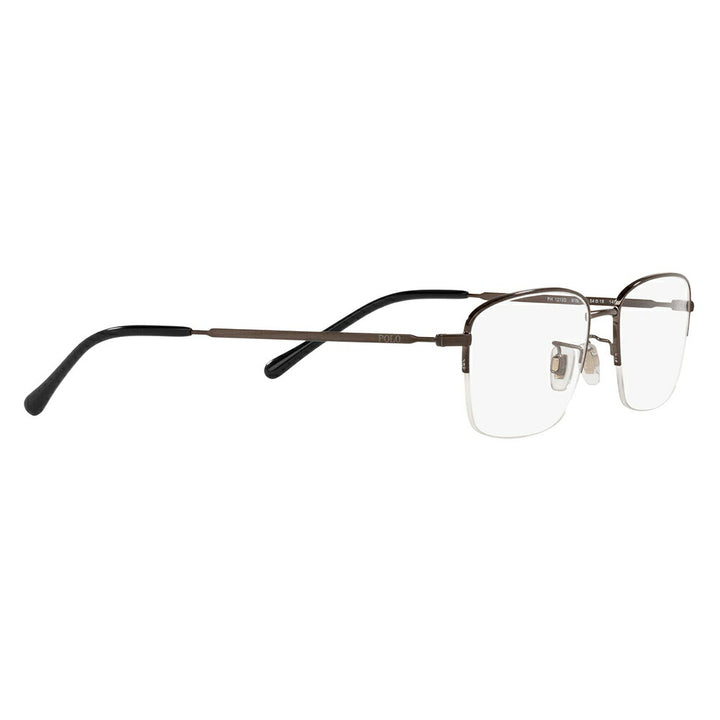 [Authorized Retailer] Non-prescription 1.55 lens replacement +0 yen Polo Ralph Lauren Glasses PH1213D 9157 54 POLO RALPH LAUREN Square Asian fit model Metal Men's Nylor Half-rim Glasses Fashion glasses 