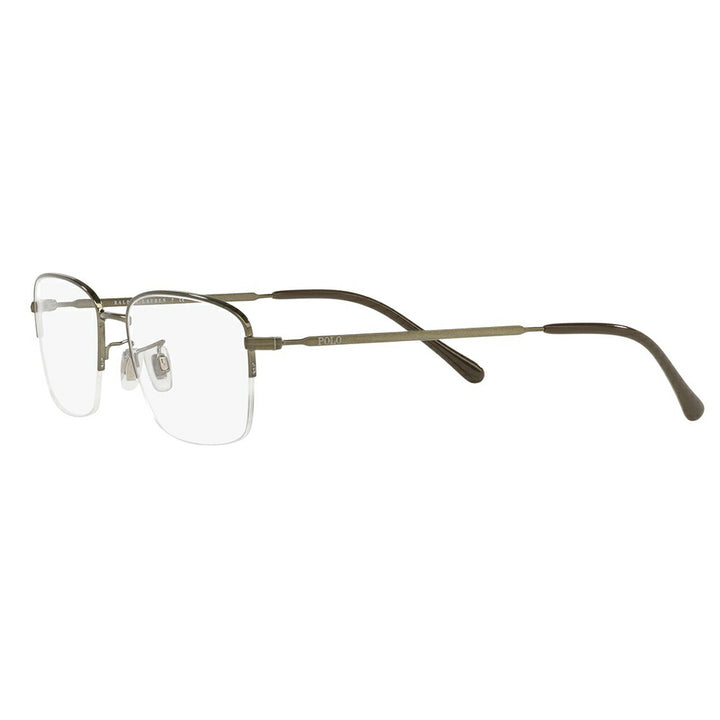 [Authorized Retailer] Non-prescription 1.55 lens replacement +0 yen Polo Ralph Lauren Glasses PH1213D 9429 54 POLO RALPH LAUREN Square Asian fit model Metal Men's Nylor Half-rim Glasses Fashion glasses 