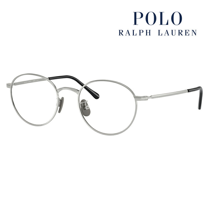 【正规品贩売店】度なし1.55renzu交换+0円 ポロ ラルガローren メガネ PH1221TD 9001 50 POLO RALPH LAUREN ラウンド メタル kurashikku おしゃれ 眼镜伊达メガネ