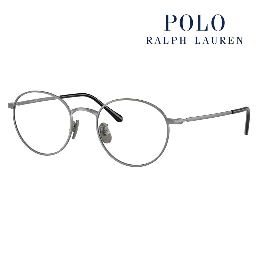 [Authorized Retailer] Non-prescription 1.55 lens replacement +0 yen Polo Ralph Lauren Glasses PH1221TD 9266 50 POLO RALPH LAUREN Round Metal Classic Stylish Glasses Fashion Glasses 