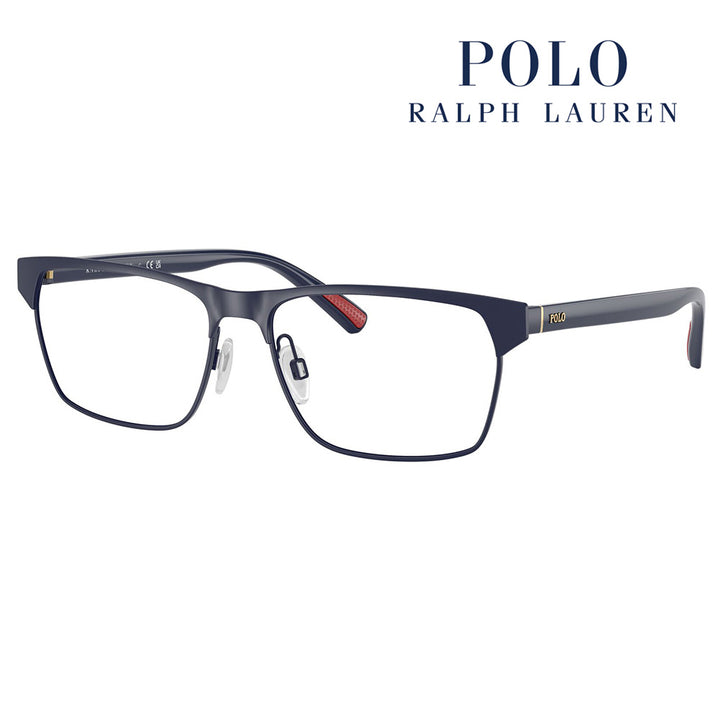 【正規品販売店】度なし1.55レンズ交換+0円 ポロ ラルフローレン メガネ  PH1232 9273 55 POLO RALPH LAUREN スクエア メタル メンズ 眼鏡 伊達メガネ