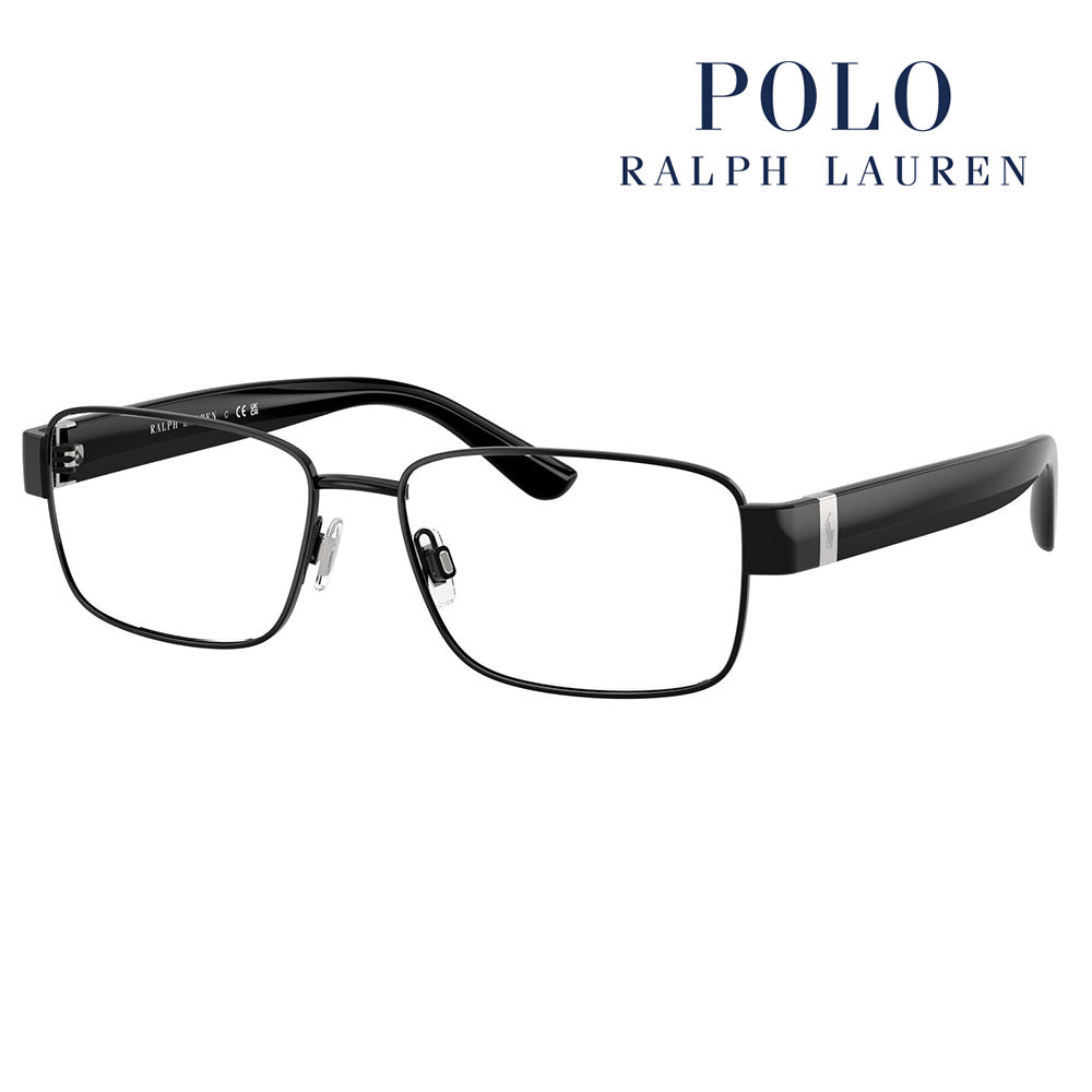 【正規品販売店】度なし1.55レンズ交換+0円 ポロ ラルフローレン メガネ  PH1239 9223 55 POLO RALPH LAUREN スクエア メタル メンズ 眼鏡 伊達メガネ