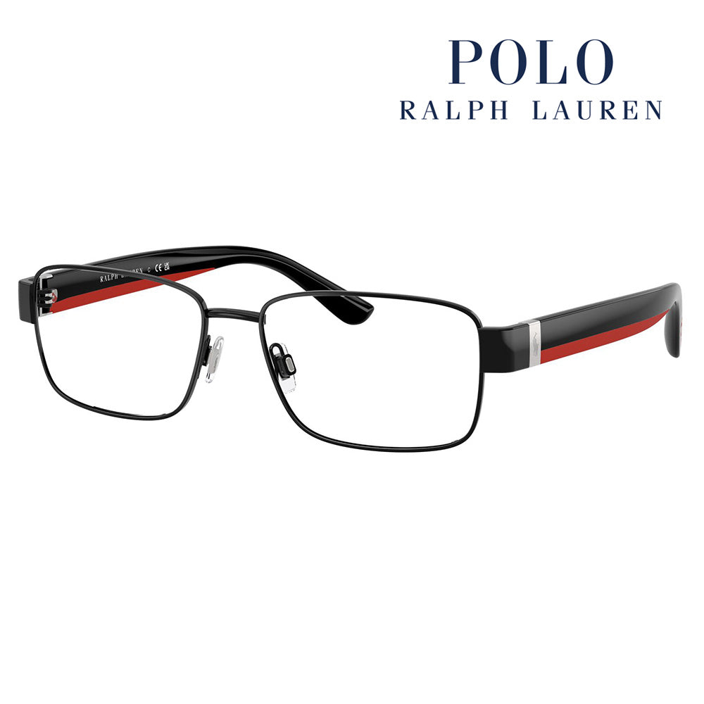 【正規品販売店】度なし1.55レンズ交換+0円 ポロ ラルフローレン メガネ  PH1239 9258 55 POLO RALPH LAUREN スクエア メタル メンズ 眼鏡 伊達メガネ