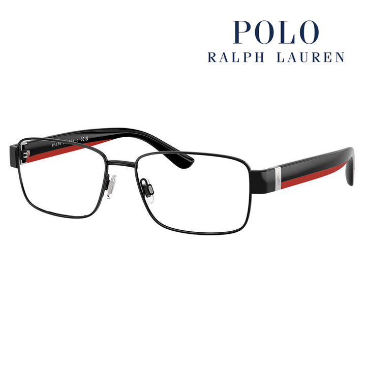 【正規品販売店】度なし1.55レンズ交換+0円 ポロ ラルフローレン メガネ  PH1239 9258 55 POLO RALPH LAUREN スクエア メタル メンズ 眼鏡 伊達メガネ