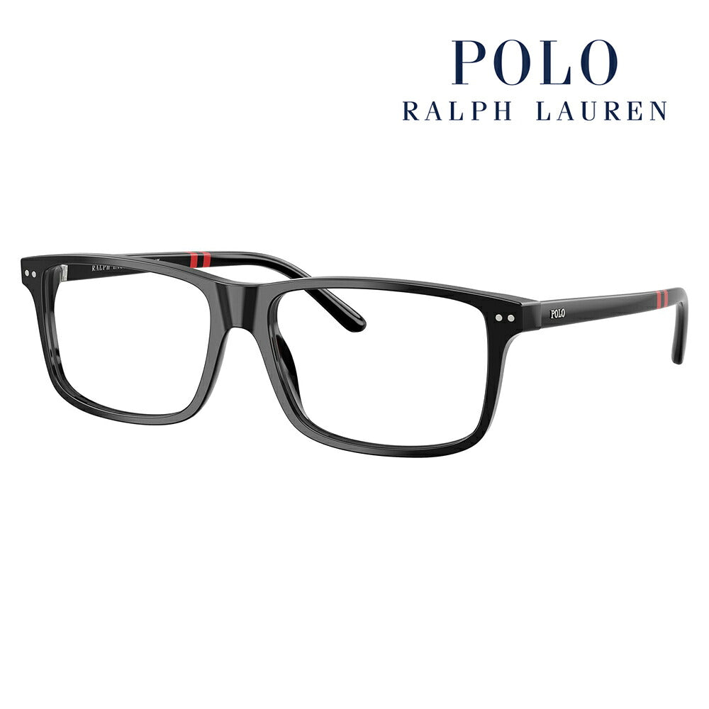 【正規品販売店】度なし1.55レンズ交換+0円 ポロ ラルフローレン メガネ  PH2296F 5001 55 POLO RALPH LAUREN レクタングル セル メンズ フルフィット 眼鏡 伊達メガネ