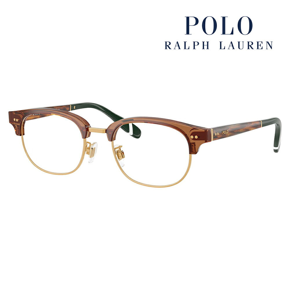 【正規品販売店】度なし1.55レンズ交換+0円 ポロ ラルフローレン メガネ  PH2298D 6321 51 POLO RALPH LAUREN ボストン ブロー メンズ アジアンデザイン 眼鏡 伊達メガネ
