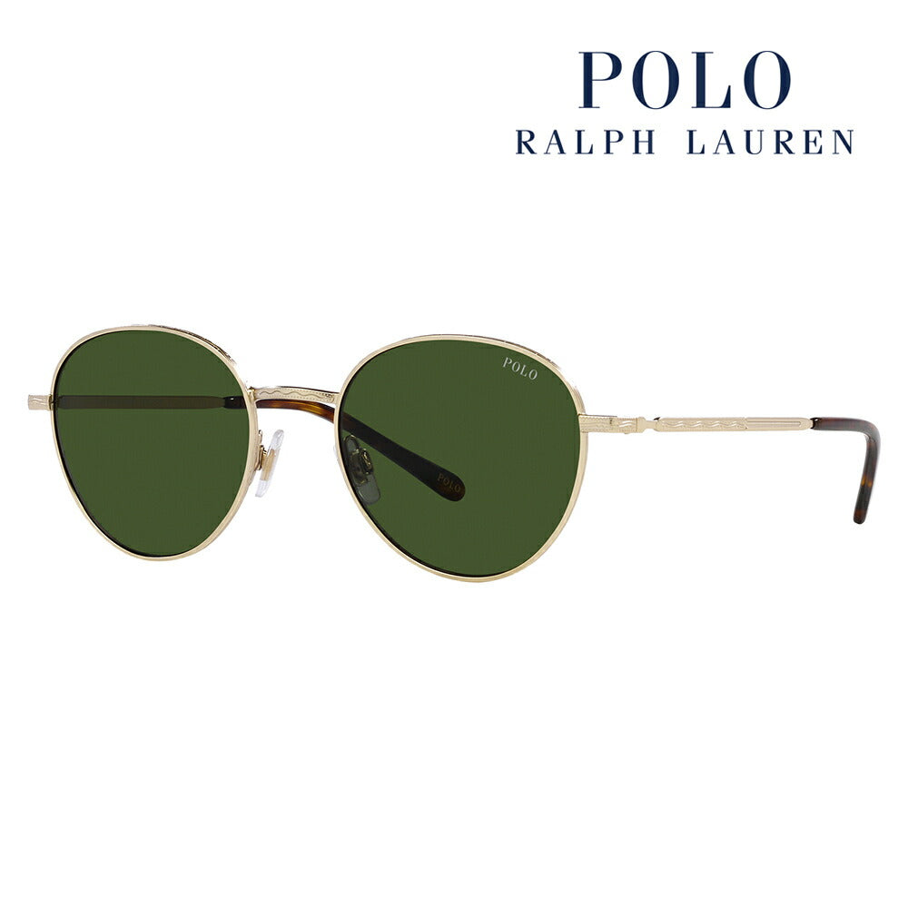 [Recommended Price] Polo Ralph Lauren Sunglasses PH3144 921171 51 POLO RALPH LAUREN Round Classic Metal Fashion Glasses Eyeglasses 