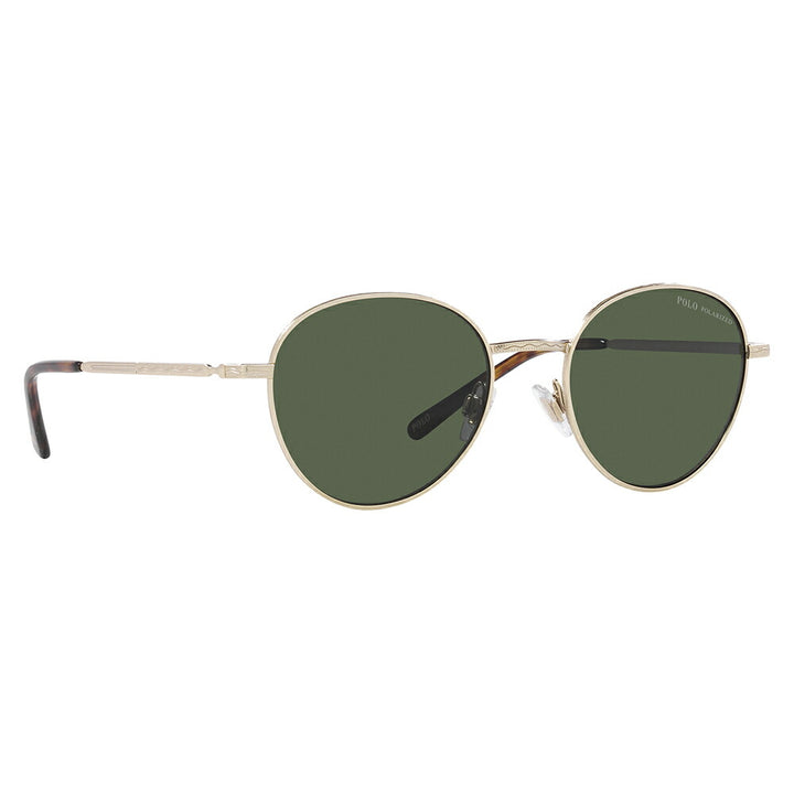 [Recommended Price] Polo Ralph Lauren Sunglasses PH3144 92119A 51 POLO RALPH LAUREN Round Classic Metal Polarized Lenses Polaroided Fashion Glasses Eyeglasses 