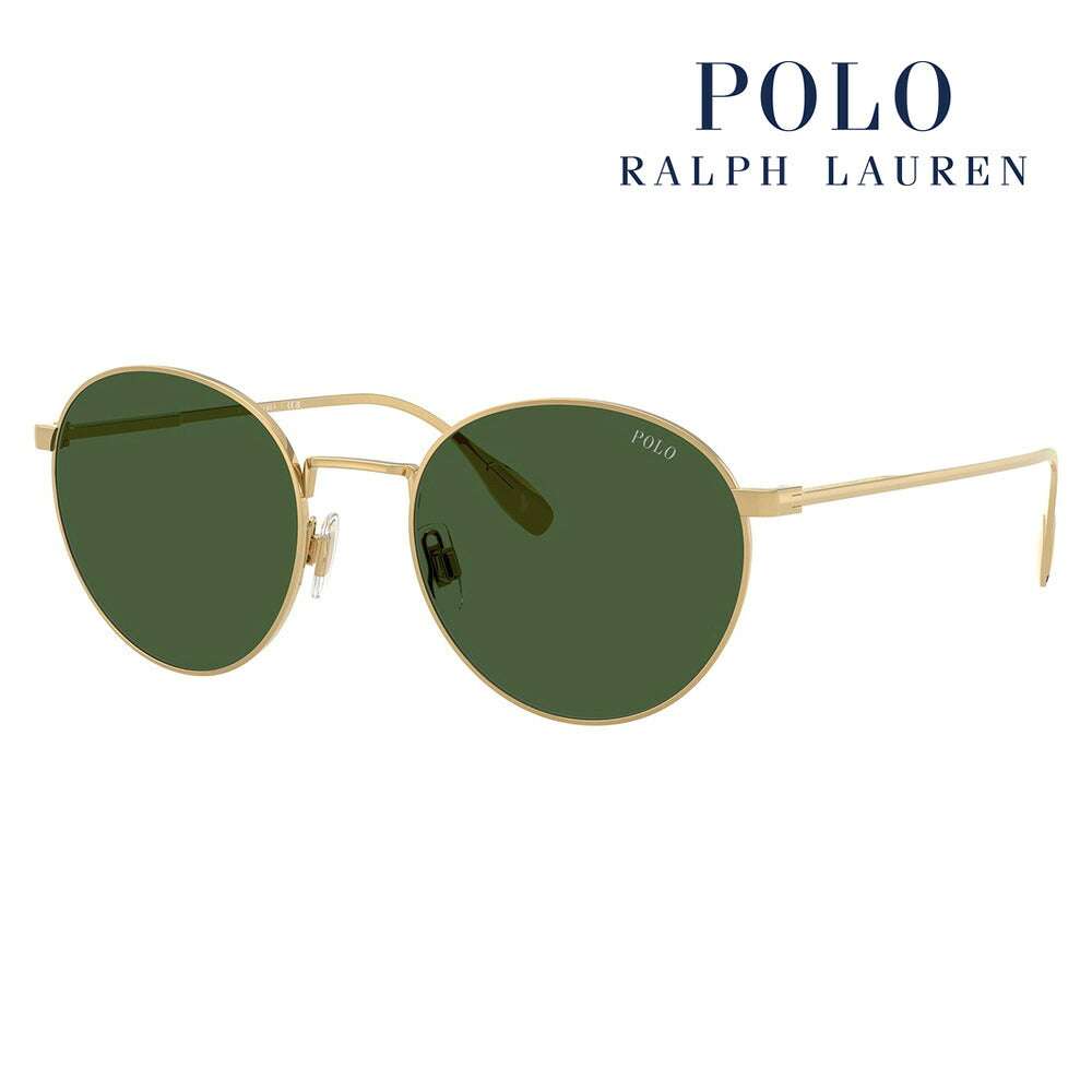 【正規品販売店】ポロ ラルフローレン サングラス PH3158 941171 53 POLO RALPH LAUREN ラウンド クラシック メタル メンズ UVカット 紫外線 伊達メガネ 眼鏡